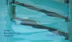 swimming pool ladder reflections in a pool