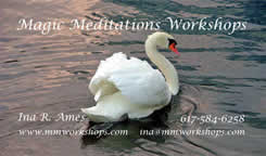 swan on business card