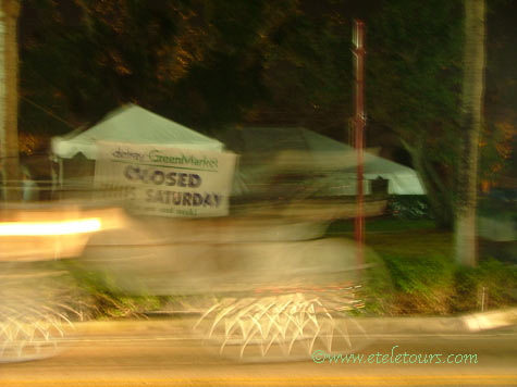 blurred photo Downtown Delray