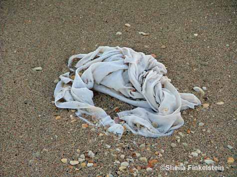 tablecloth on the beach