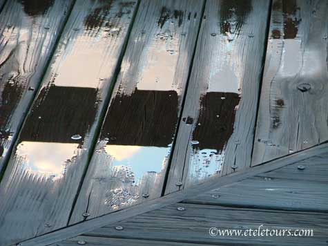 boardwalk reflections