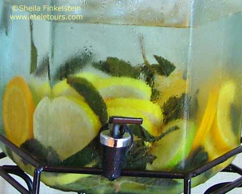 fruit in water
