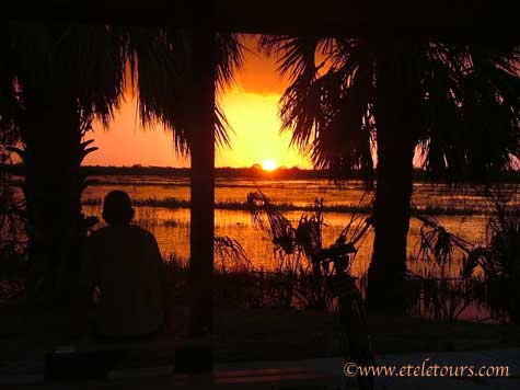 Loxahatchee sunset over the marsh