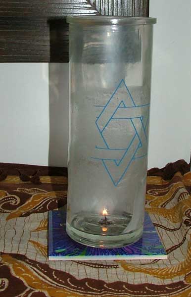 Shiva candle for Sam
