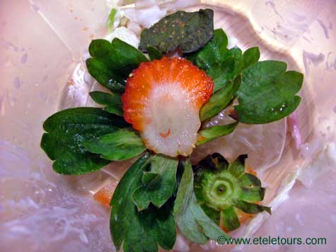 strawberry slice face