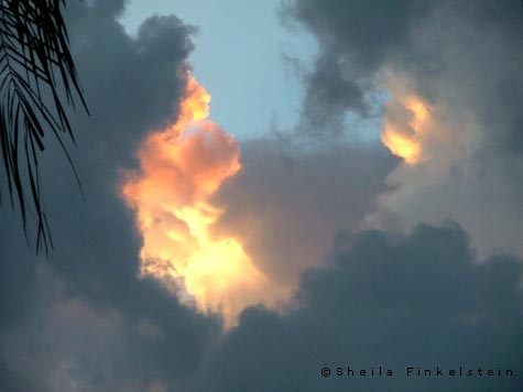 clouds at sunset in Boynton Beach, FL